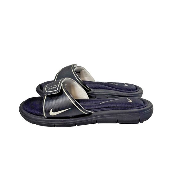 Nike Comfort Footbed Black Slides Sandals Adjustable Strap Women’s Size 10 - Picture 8 of 15